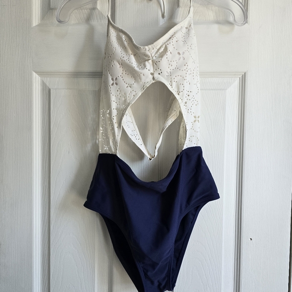 Lord & Taylor: Design Lab cut-out one-peice with eyelet top - Picture 11 of 15